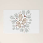 Pinecones and Pine needles Welcome Mat Gallery Image 1