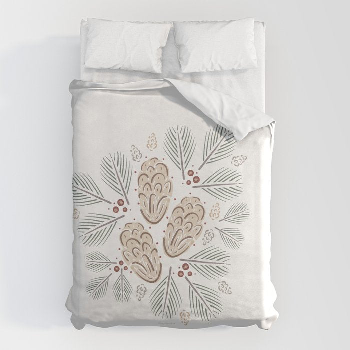 Pinecones and Pine needles Duvet Cover Gallery Image 6
