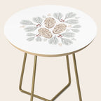 Pinecones and Pine needles Side Table Gallery Image 2