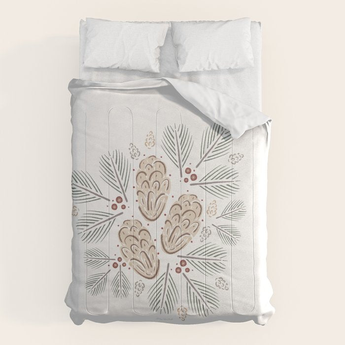 Pinecones and Pine needles Comforter Gallery Image 6