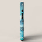 Snowy Northern Lights Forest Landscape iPhone Case Gallery Image 2