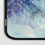 Snowy Northern Lights Forest Landscape Laptop Sleeve Gallery Image 3