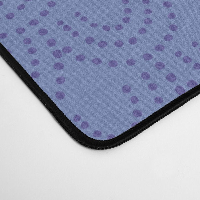 Periwinkle Scallops Desk Mat Gallery Image 4