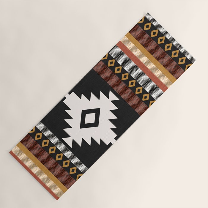 Pueblo in Sienna Yoga Mat Gallery Image 1