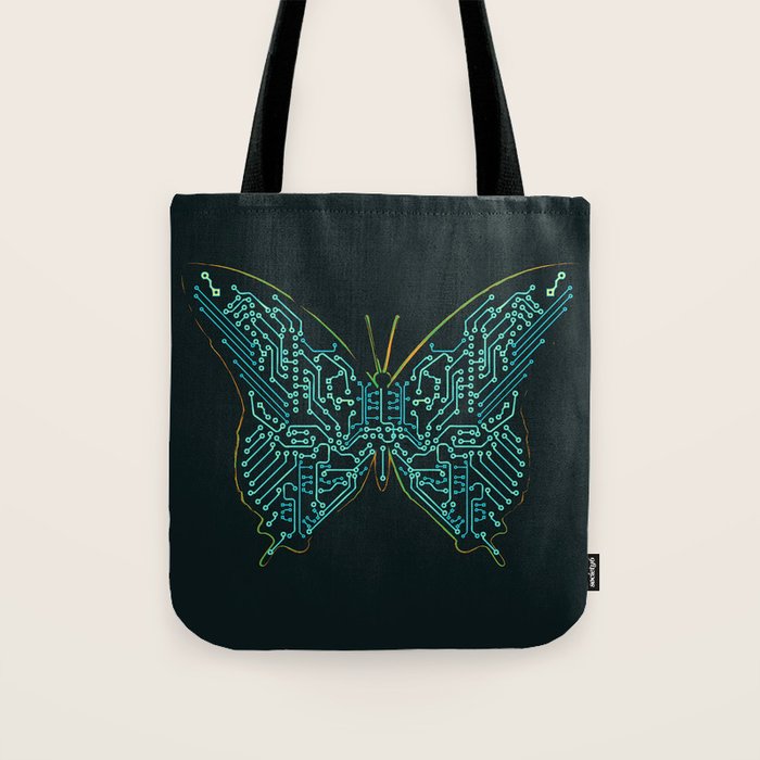 Mechanical Butterfly Tote Bag Gallery Image 1