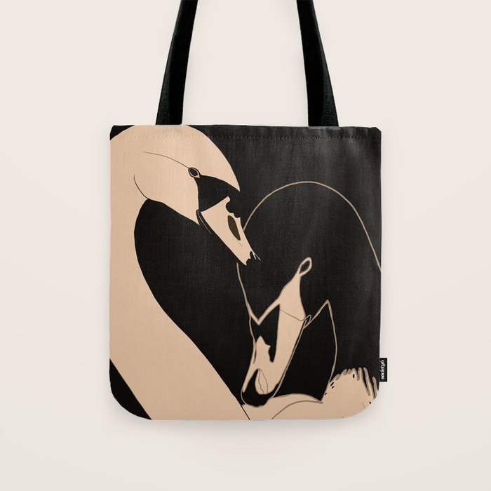 Two Swans Tote Bag Gallery Image 1