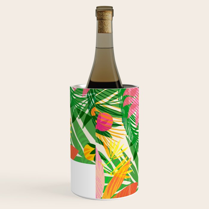 Modern Breezy Hawaiian Print  Wine Chiller Gallery Image 2