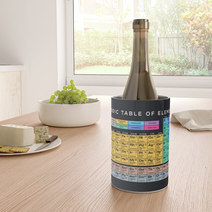 Periodic Table of Elements A - Black Wine Chiller Gallery Image 4