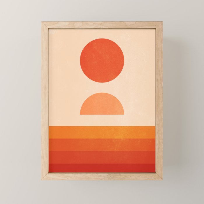 Sun Waves Mini Art Print Gallery Image 1
