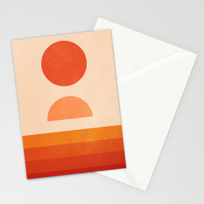 Sun Waves Stationery Card Gallery Image 2