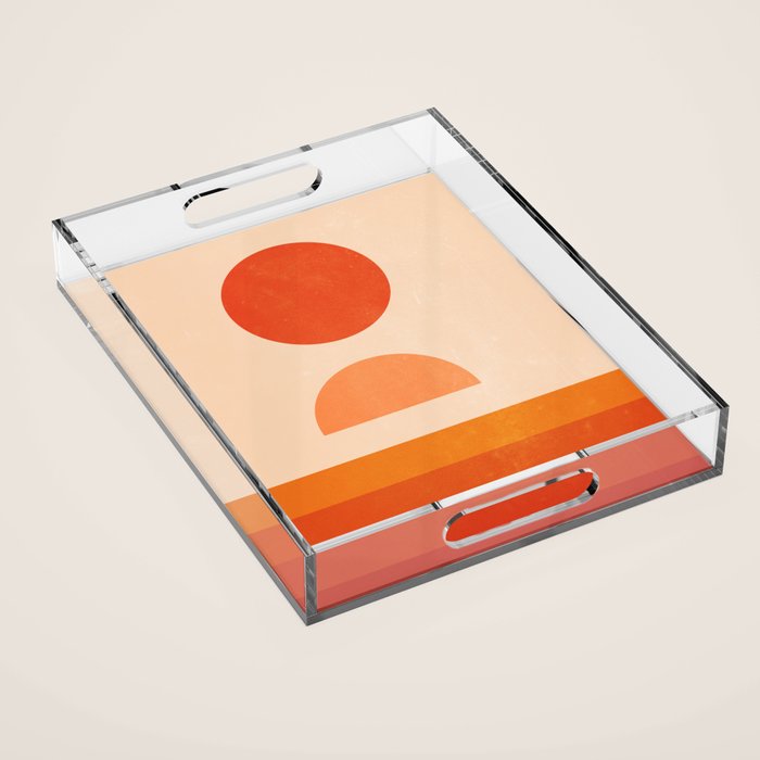 Sun Waves Acrylic Tray Gallery Image 1