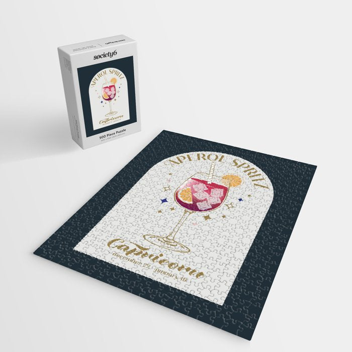  Aperol Spritz Cocktail Zodiac Sign Jigsaw Puzzle Gallery Image 2