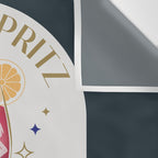  Aperol Spritz Cocktail Zodiac Sign Wall Tapestry Gallery Image 3