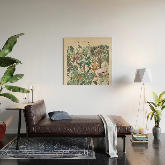 SCORPIO Wood Wall Art Gallery Image 2