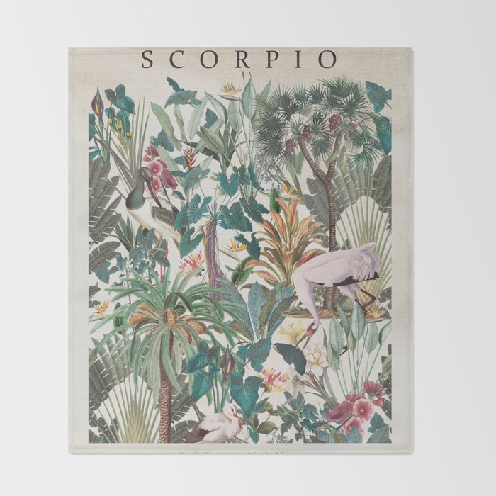 SCORPIO Throw Blanket Gallery Image 2