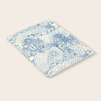 Hawaiian Toile Blue Notebook Gallery Image 2