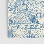 Hawaiian Toile Blue Poster Gallery Image 3
