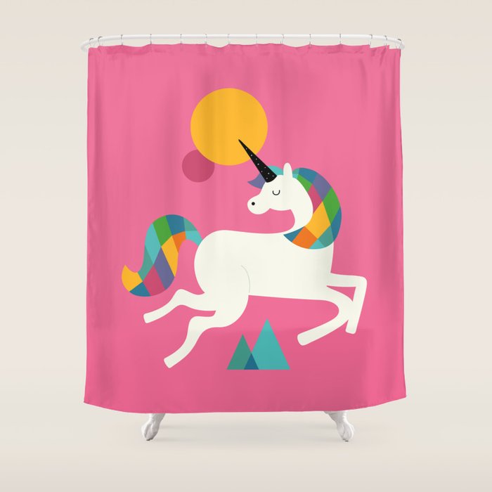 To be a unicorn Shower Curtain Gallery Image 1