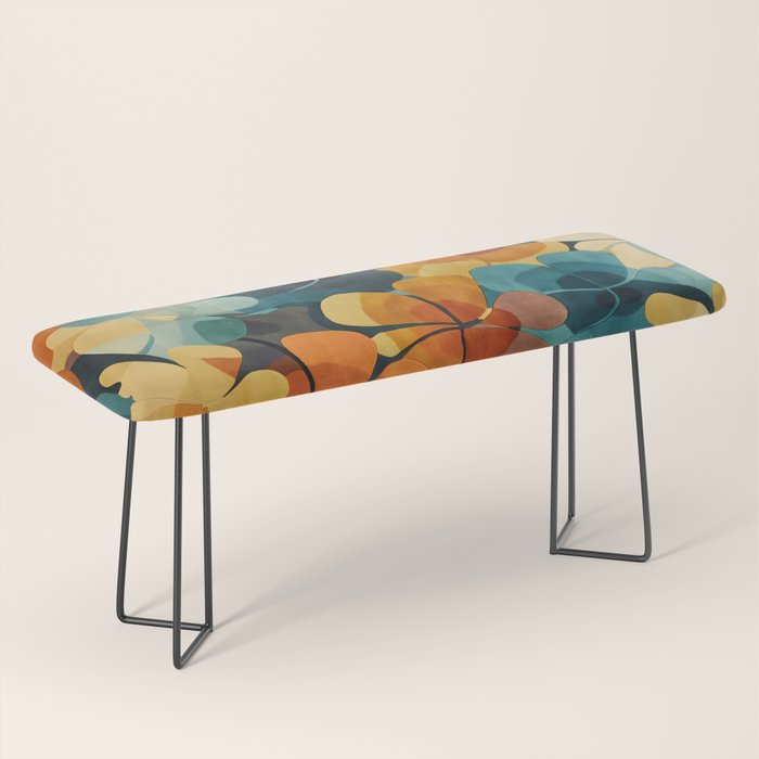 A Floral Palette of Colorful Petals Bench Gallery Image 1