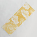 Poppy bloom - yellow Yoga Mat Gallery Image 1