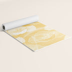 Poppy bloom - yellow Yoga Mat Gallery Image 2