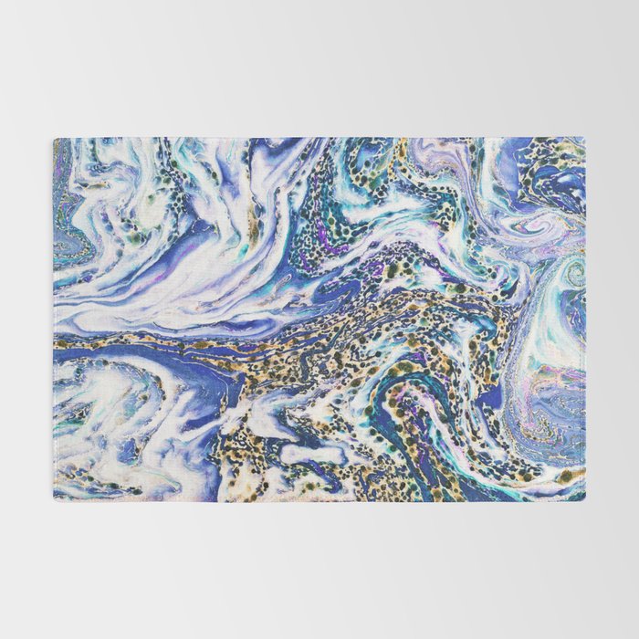 Blue Acid #society6 #buyart #decor Rug Gallery Image 2