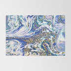 Blue Acid #society6 #buyart #decor Rug Gallery Image 2