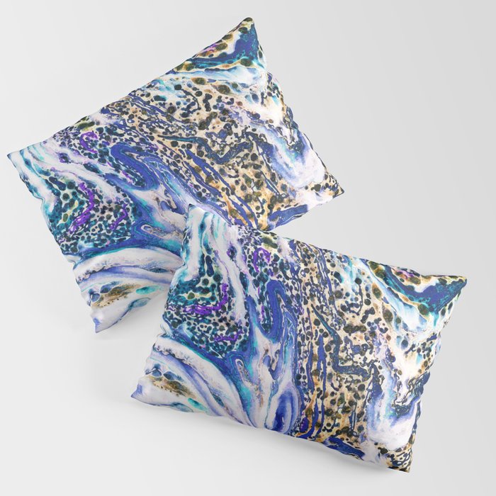 Blue Acid #society6 #buyart #decor Pillow Sham Gallery Image 3