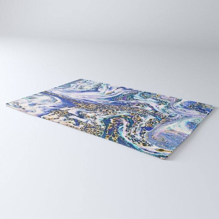 Blue Acid #society6 #buyart #decor Rug Gallery Image 3