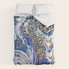 Blue Acid #society6 #buyart #decor Comforter Gallery Image 6