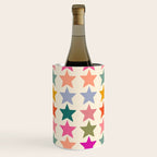 Retro Colorful Stars Wine Chiller Gallery Image 1