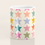 Retro Colorful Stars Coffee Mug Gallery Image 4