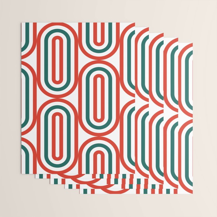 Retro Holiday 01B Wrapping Paper Gallery Image 3
