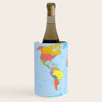 world map - academic Wine Chiller Gallery Image 2