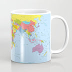 world map - academic Coffee Mug Gallery Image 1