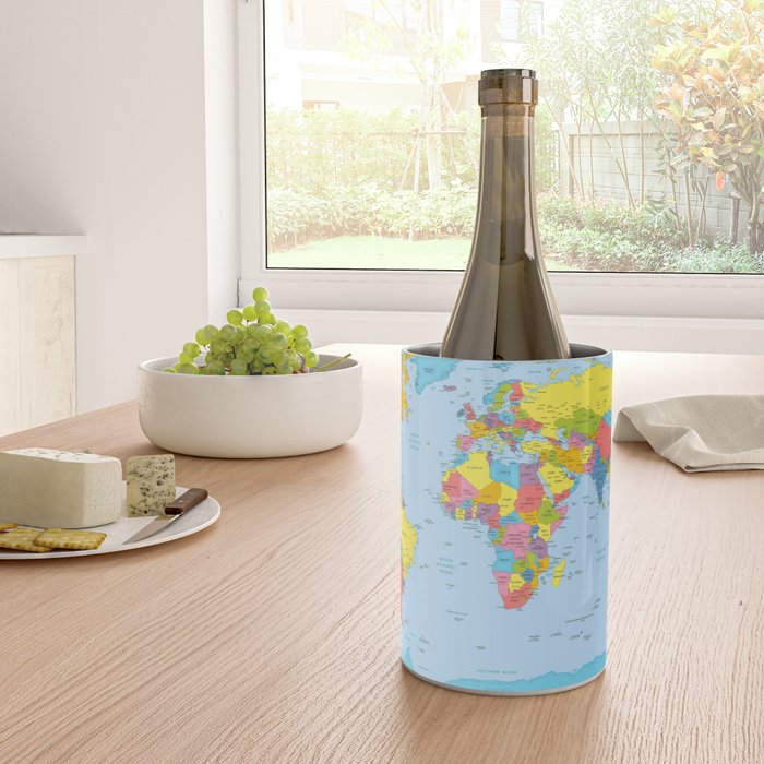 world map - academic Wine Chiller Gallery Image 4