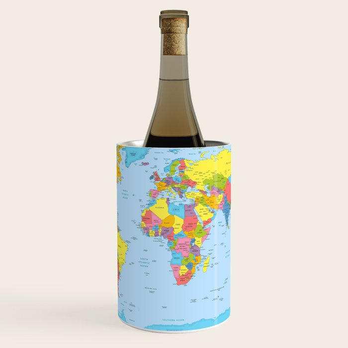 world map - academic Wine Chiller Gallery Image 1