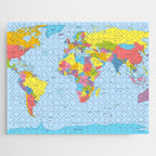 world map - academic Jigsaw Puzzle Gallery Image 1
