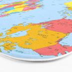 world map - academic Bath Mat Gallery Image 3