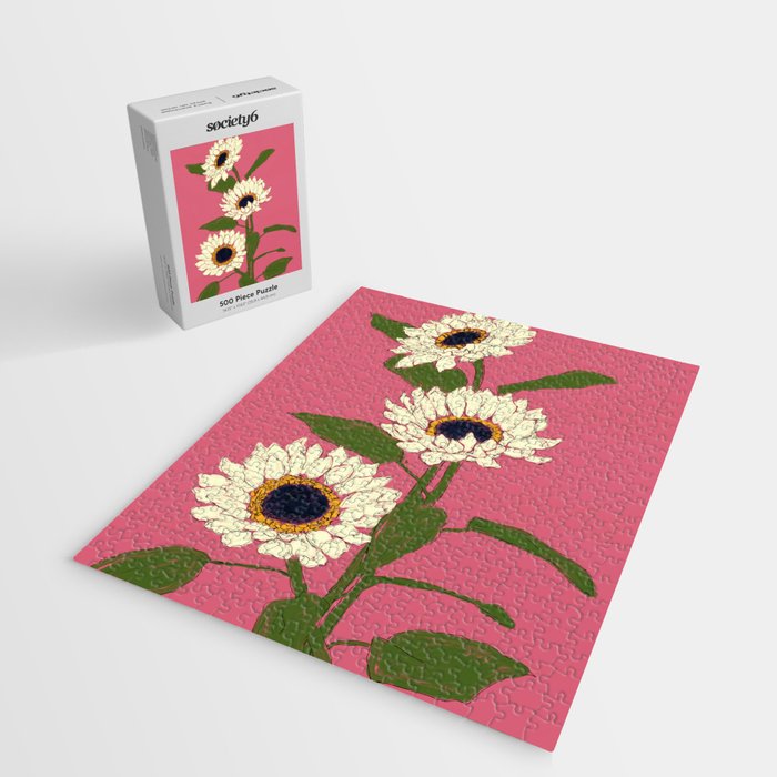 Sunflower Pink Sami Jigsaw Puzzle Gallery Image 2