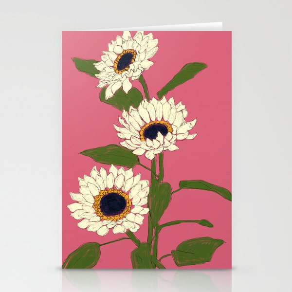 Sunflower Pink Sami Stationery Card Gallery Image 2