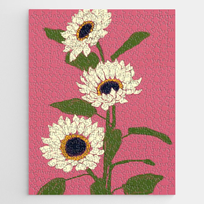 Sunflower Pink Sami Jigsaw Puzzle Gallery Image 1