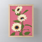 Sunflower Pink Sami Mini Art Print Gallery Image 1