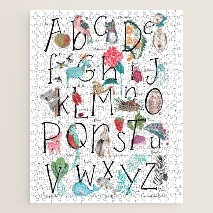 Animal kids ABC alphabet  Jigsaw Puzzle Gallery Image 1