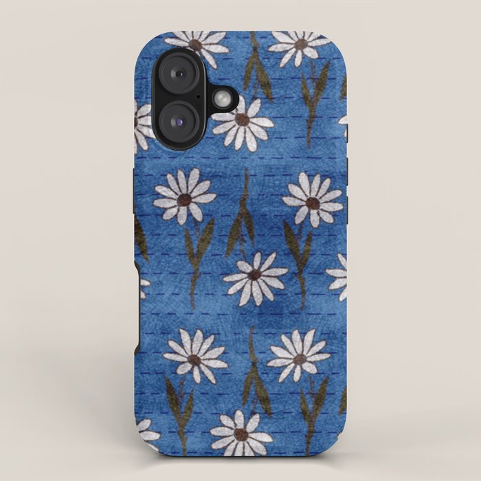 Vibrant Daisies on Cobalt  iPhone Case Gallery Image 1