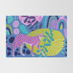 Two Cheetahs on Blue Rug Gallery Image 2