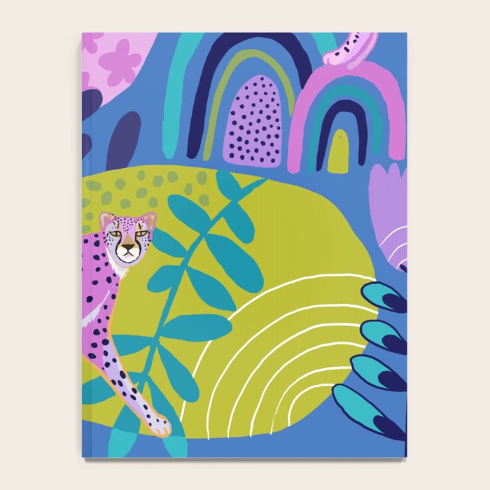 Two Cheetahs on Blue Notebook Gallery Image 4