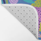 Two Cheetahs on Blue Bath Mat Gallery Image 2