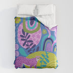 Two Cheetahs on Blue Comforter Gallery Image 6