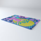 Two Cheetahs on Blue Rug Gallery Image 3